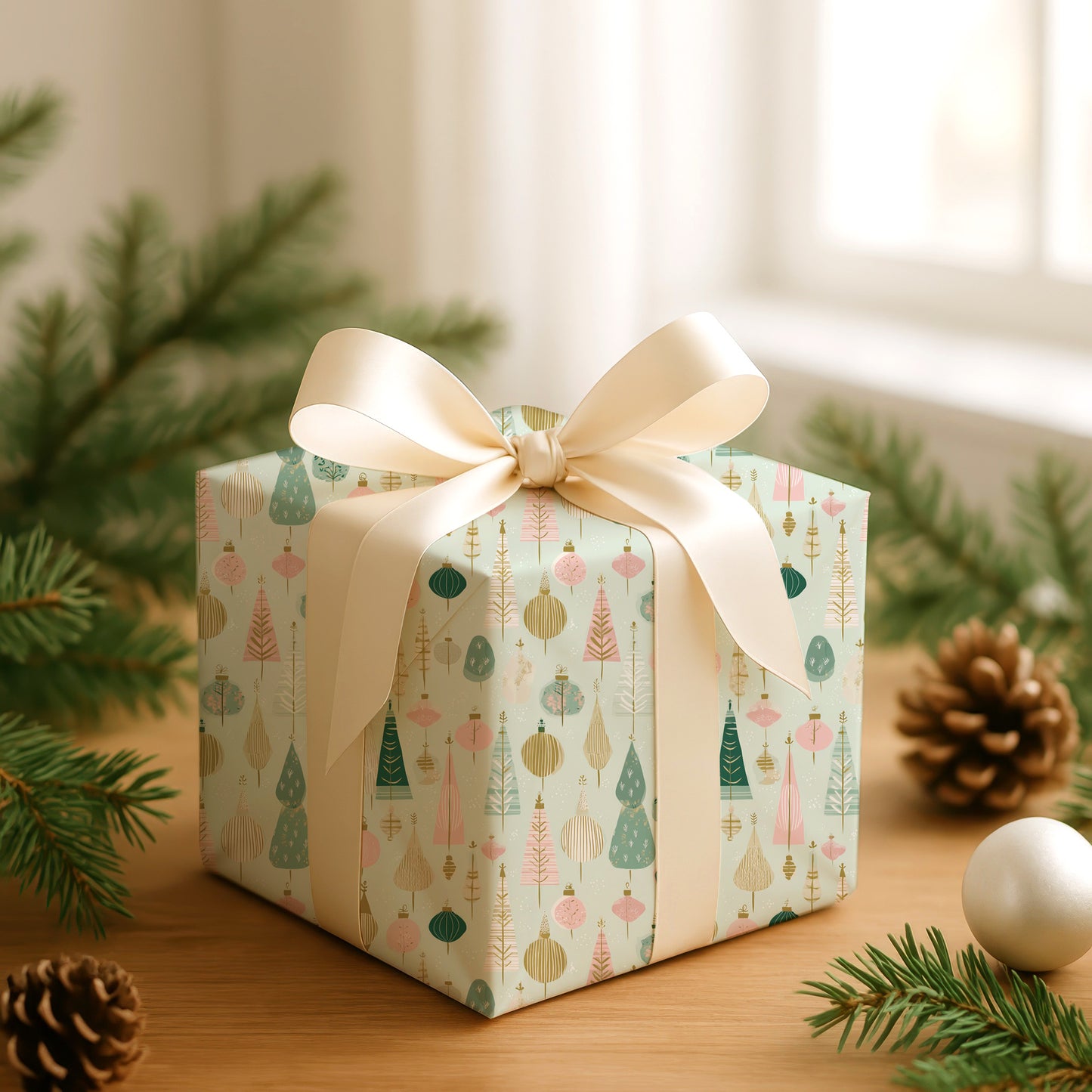 Winter's Ornamental Forest Symphony