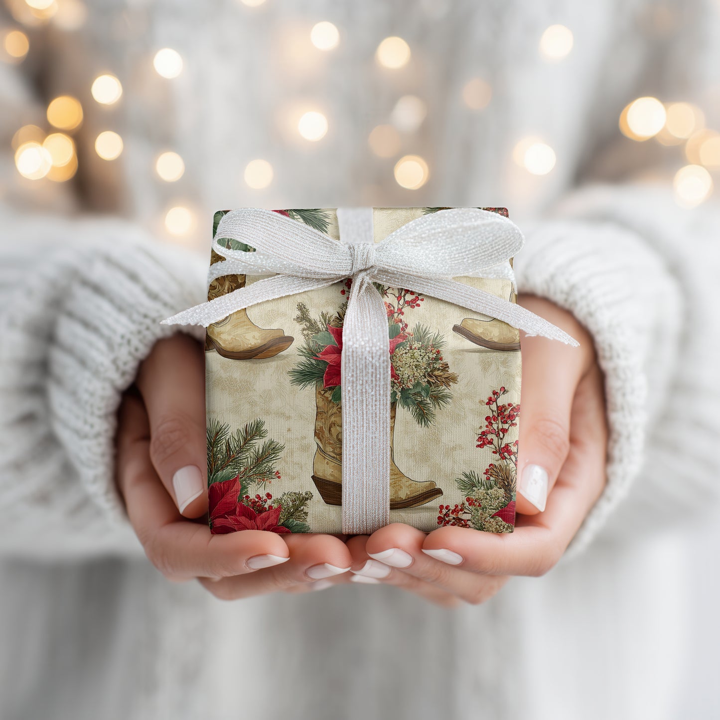 Cowboy Christmas Blooms With Grace