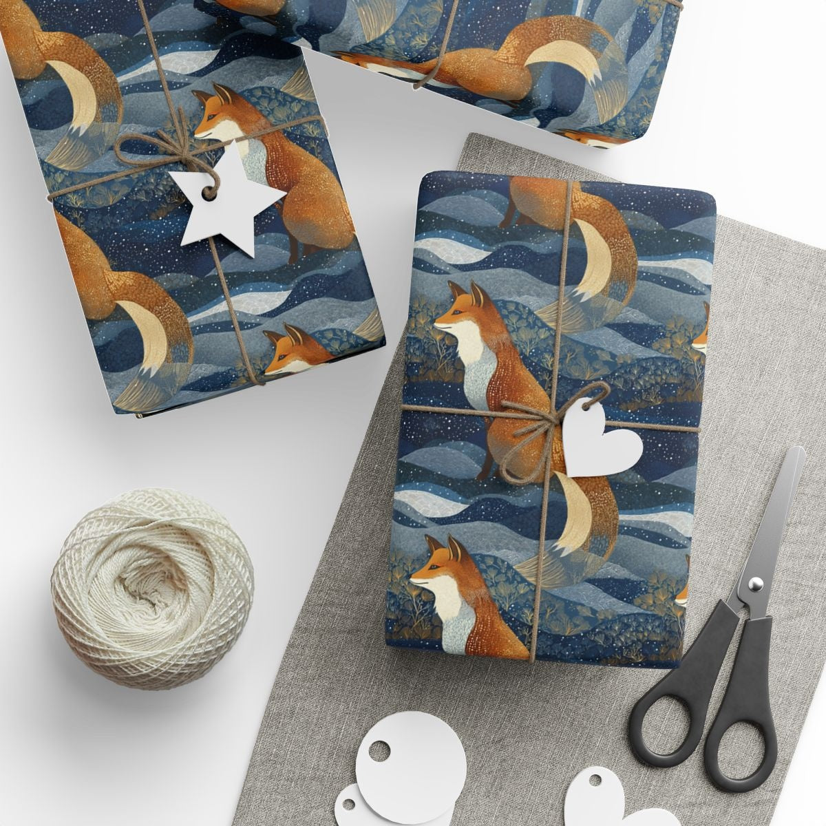 Foxfire Dancing Through Midnight Landscapes