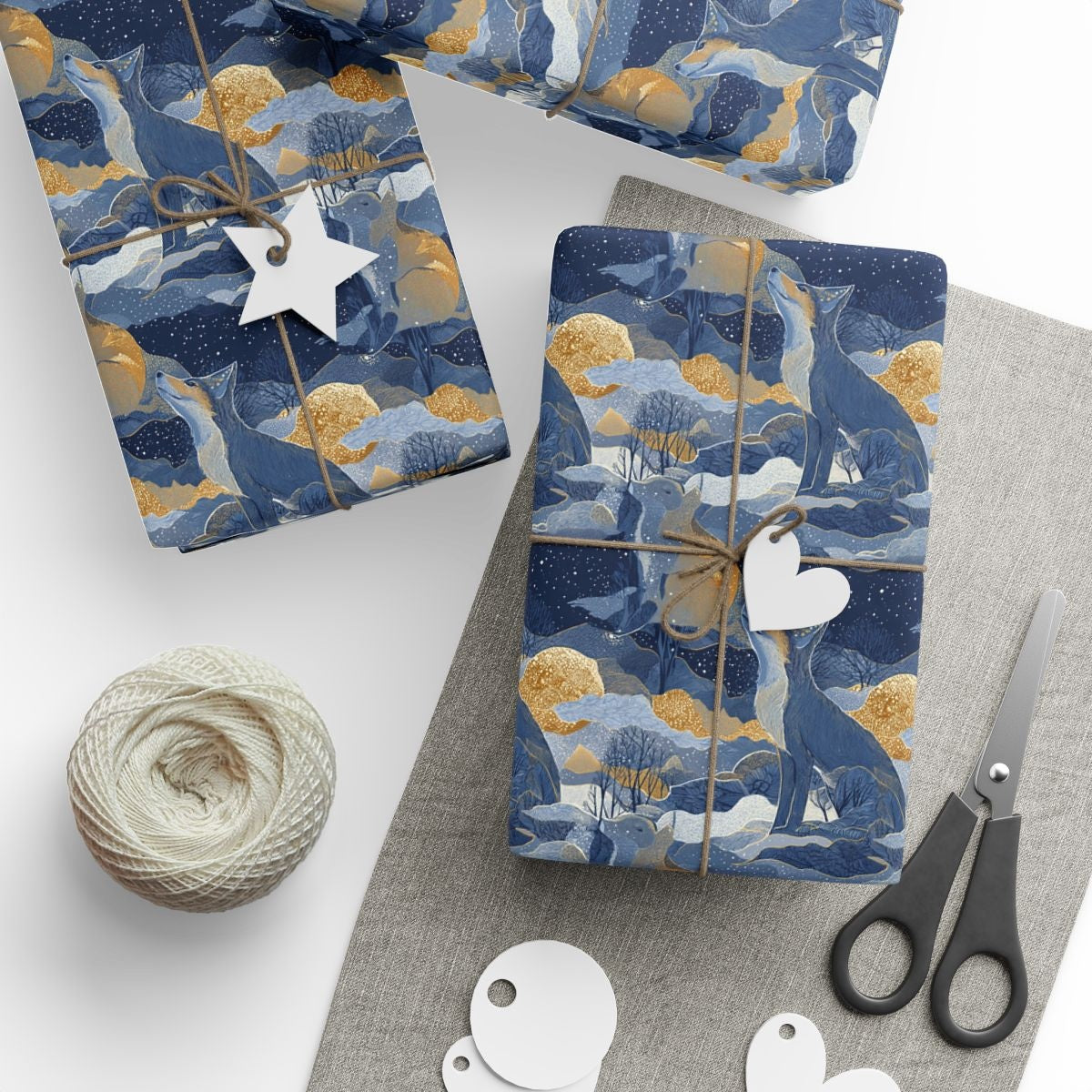 Starlit Wolf Calls Midnight's Song