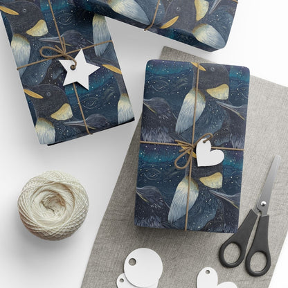 Midnight Feathers Weave Celestial Tales