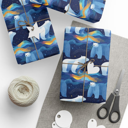 Polar Bears Dance Through Midnight Waves