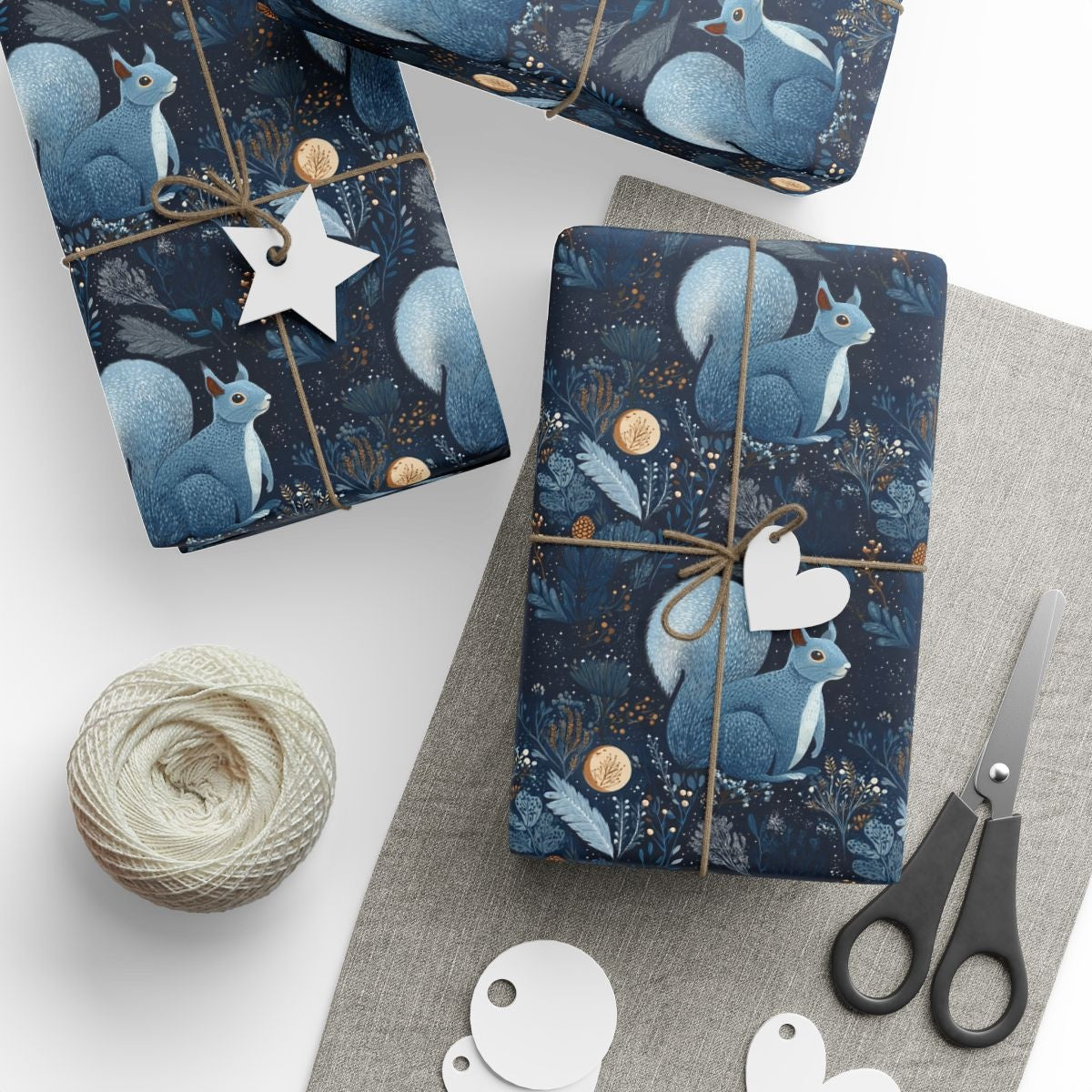 Midnight Acorns And Silver Fur