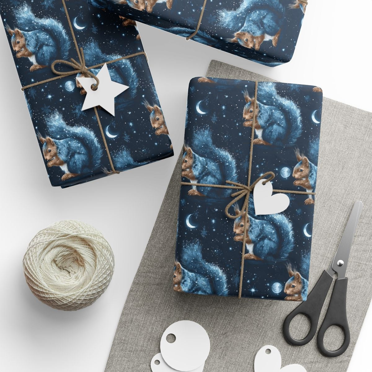 Starlight Squirrels Navigate Midnight Realms