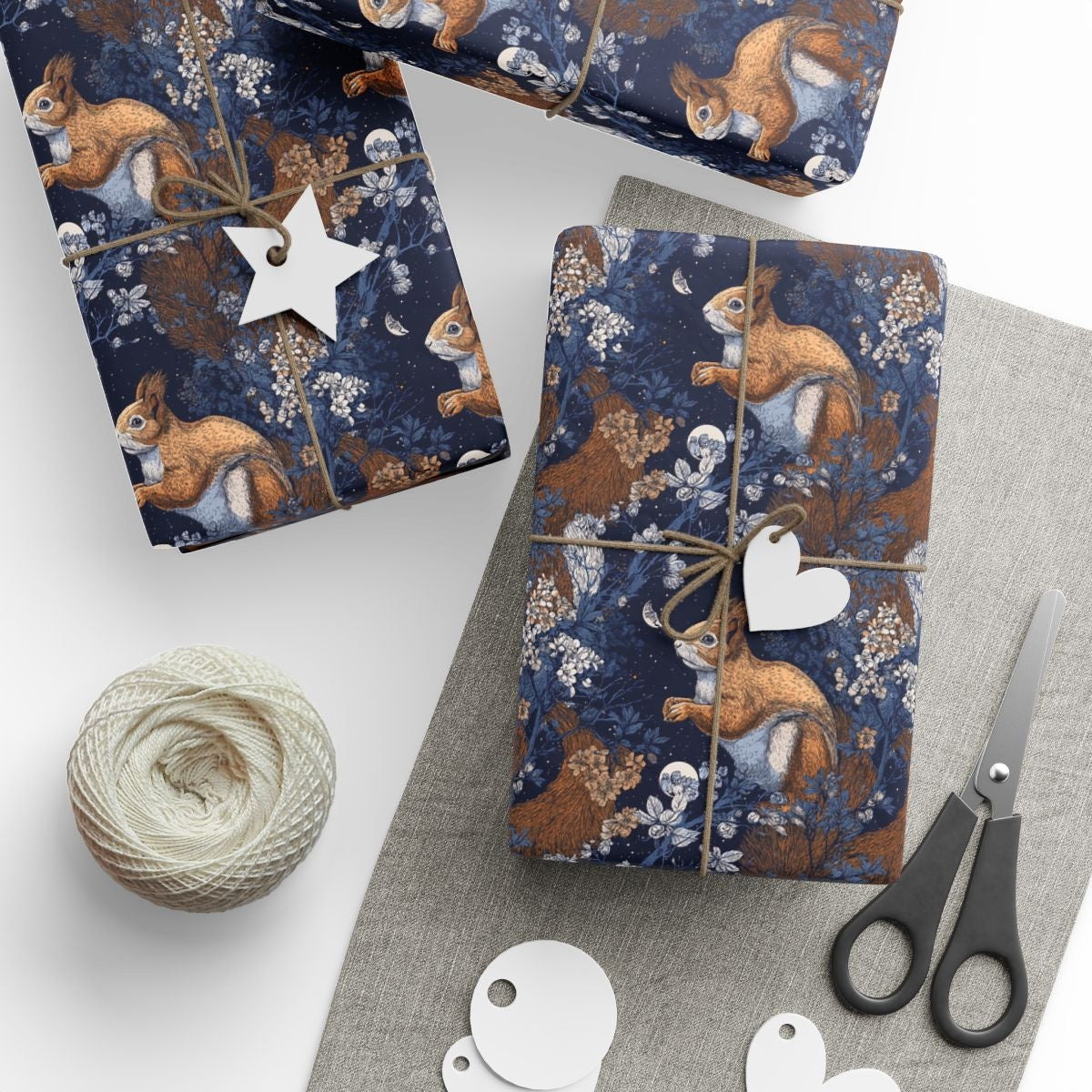 Nocturnal Squirrel Weaves Starlight