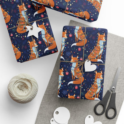 Frolicking Foxes' Enchanted Winterscape