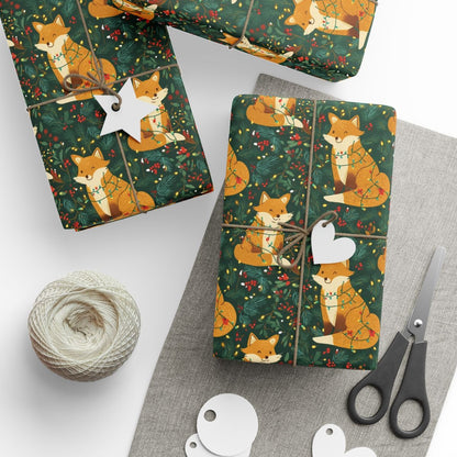 Foxes Dance In Winter's Glow