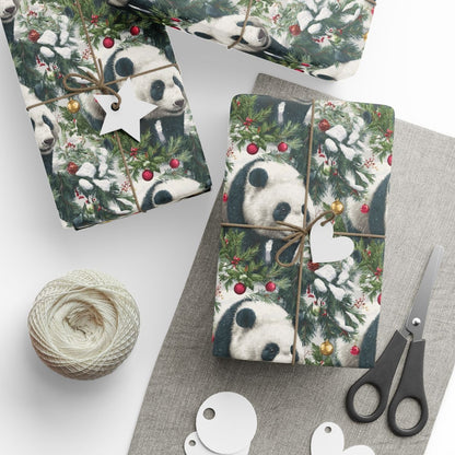 Pandas Unwrap Winter's Festive Heart