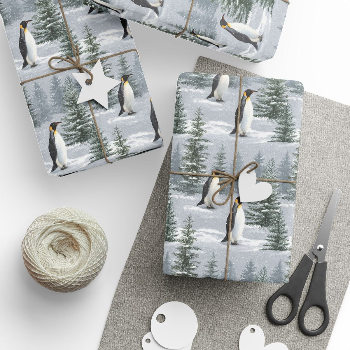 Cold Companions Between Snowy Pines