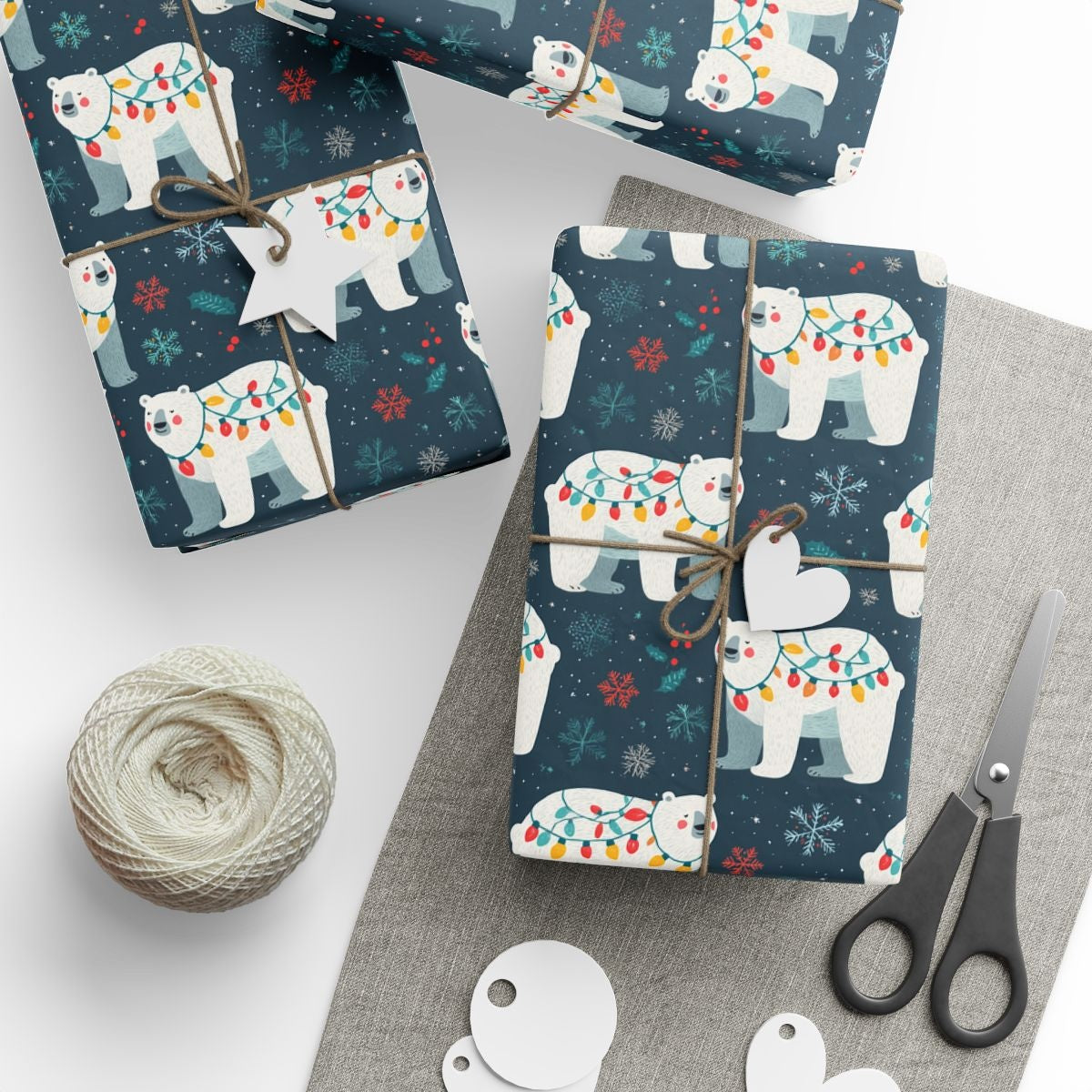 Polar Bears Wear Holiday Cheer