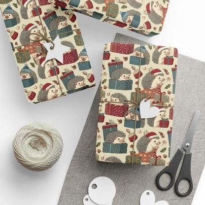 Hedgehogs Unwrap Winter's Delight