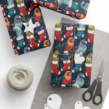 Holiday Parrots Spread Festive Cheer