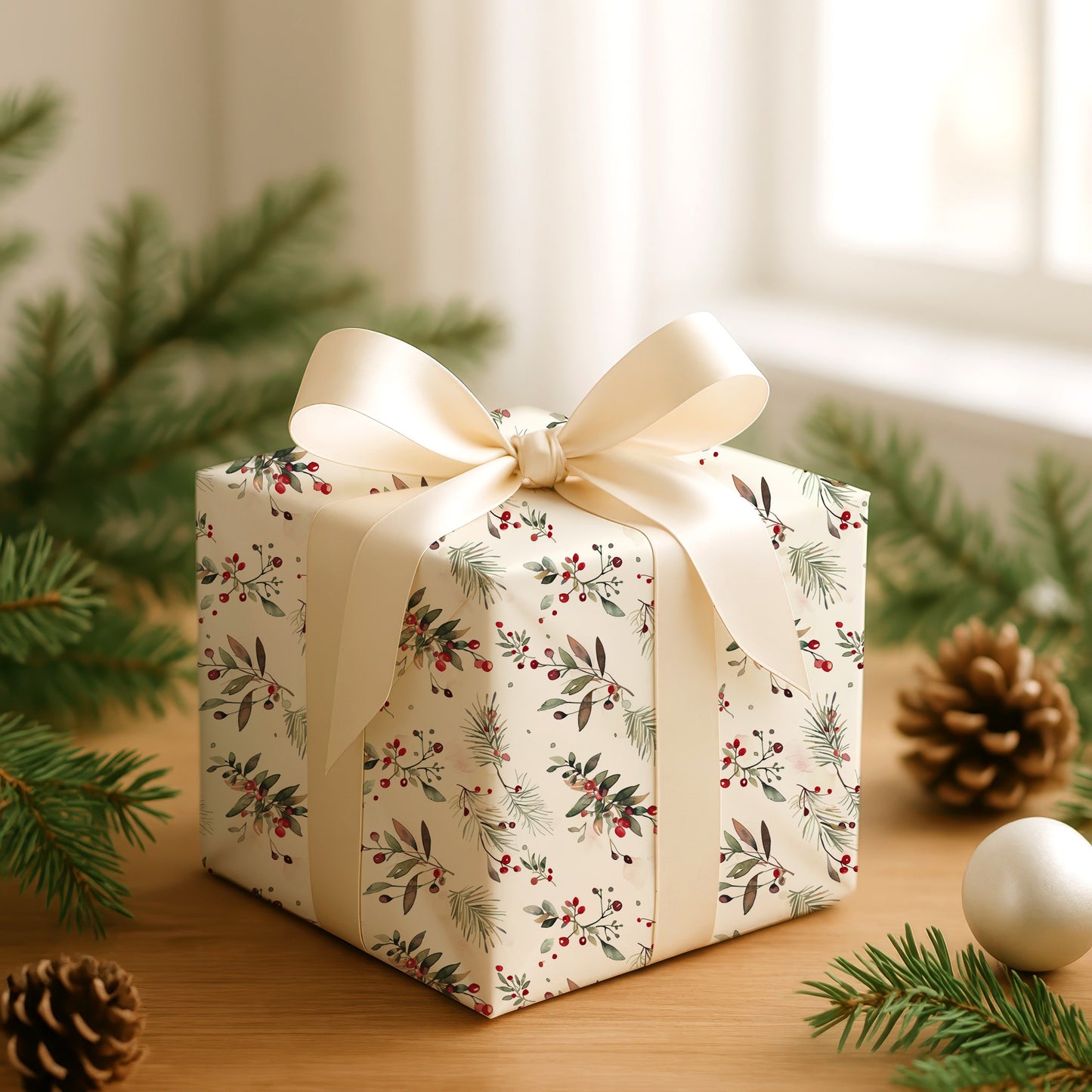 Winter Berries Dance Softly