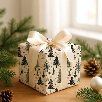 Mid-Century Merry Christmas Trees