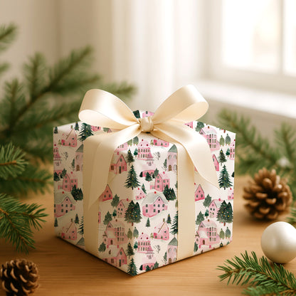 Pink Rooftops Dancing With Winter