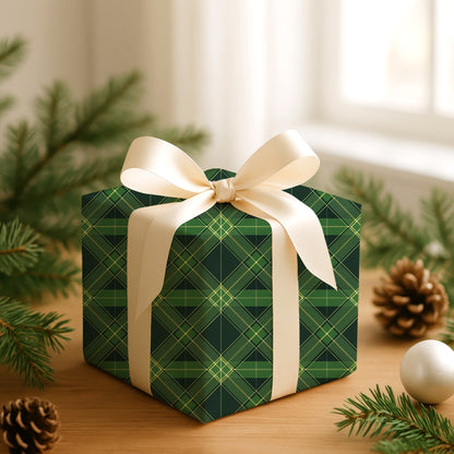 Green Geometry Weaves Silent Rhythms