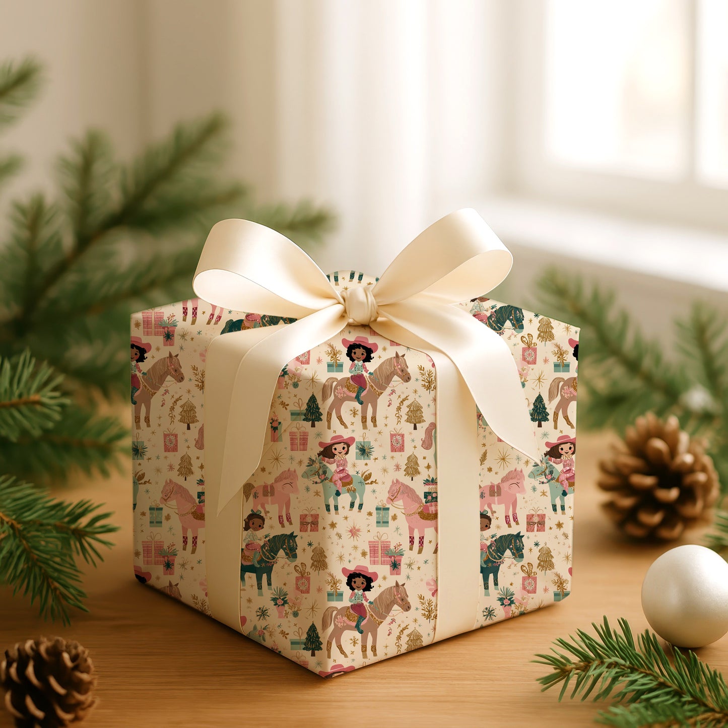 Holiday Hooves And Festive Flowers