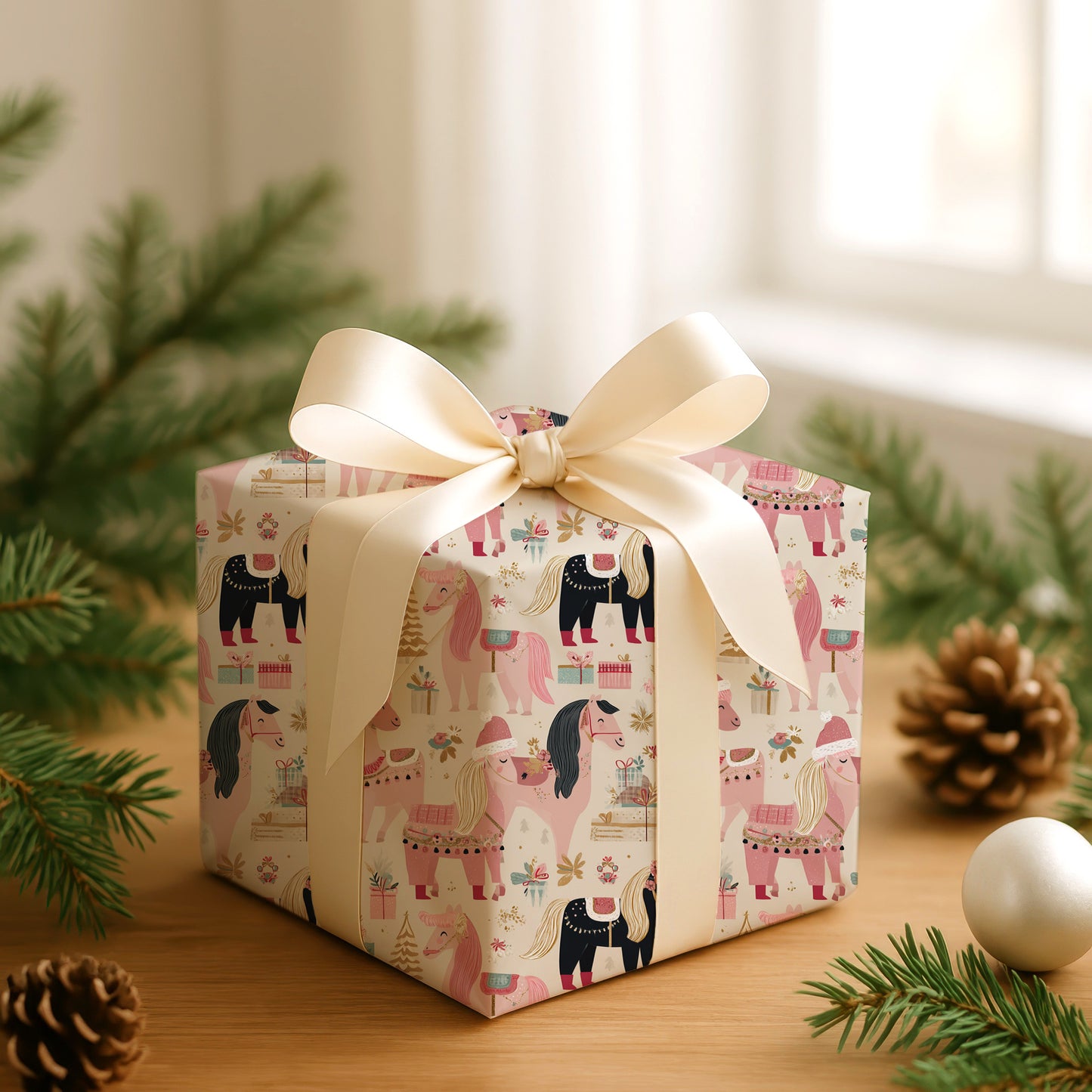 Holiday Horses Dancing With Joy