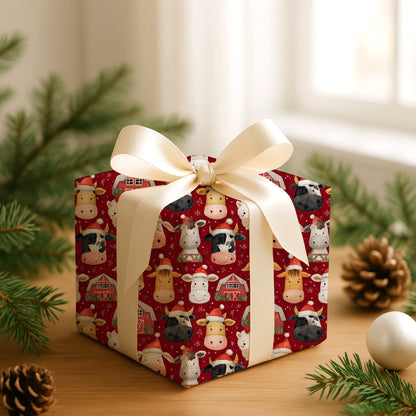 Festive Farm Friends Gather Round