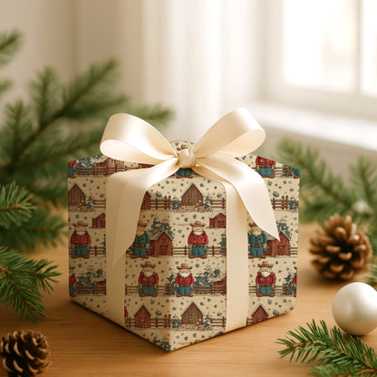 Ranchers Gather Where Snowflakes Dance