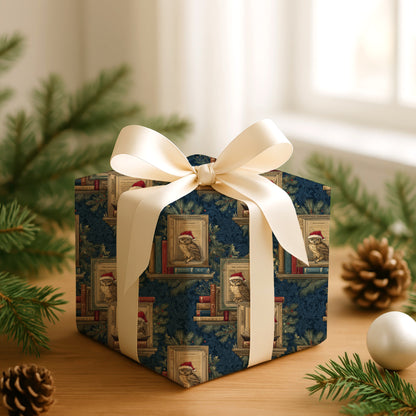 Scholarly Owls Unwrap Winter's Tale