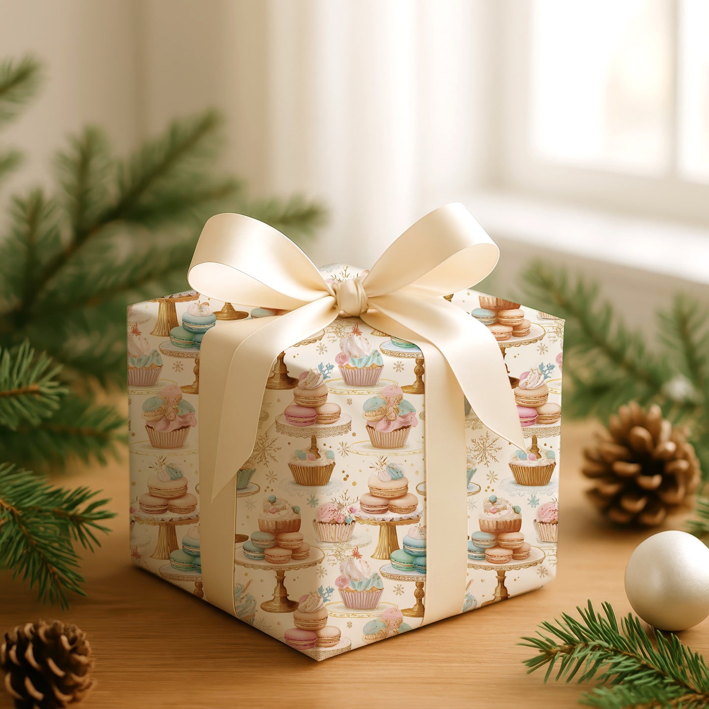 Delicate Pastries in a Winter Dream