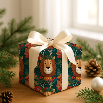 Festive Forest Friends Gather Close