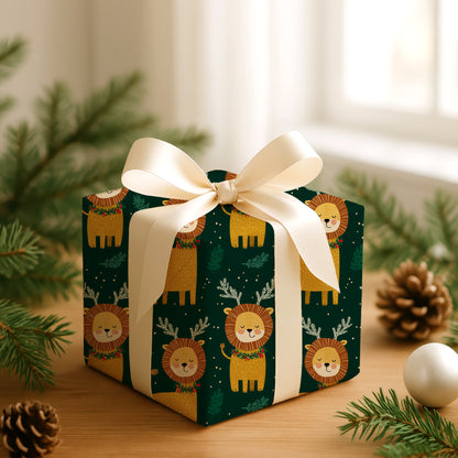 Lions Wear Winter's Garland