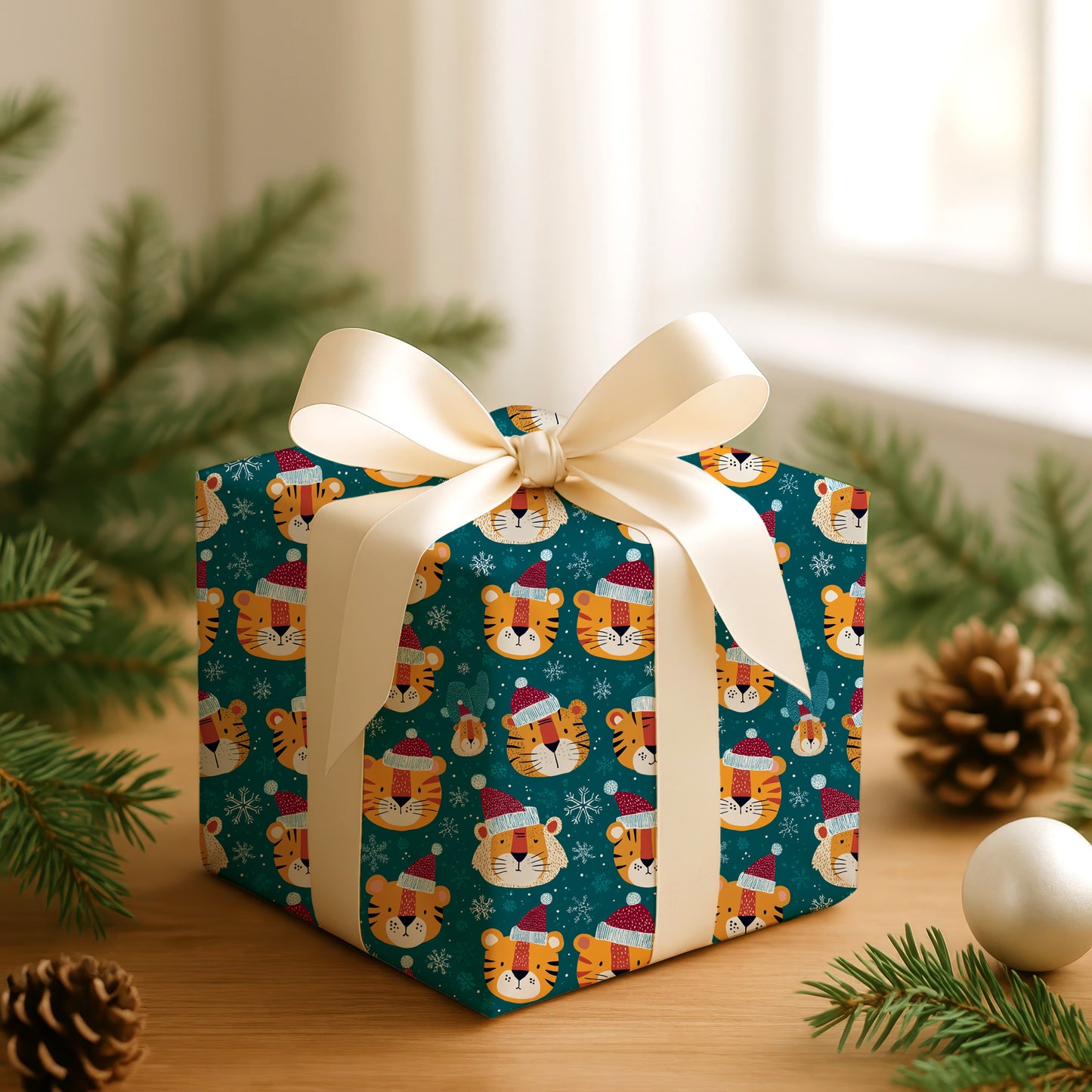 Tigers Celebrate Winter's Playful Dance