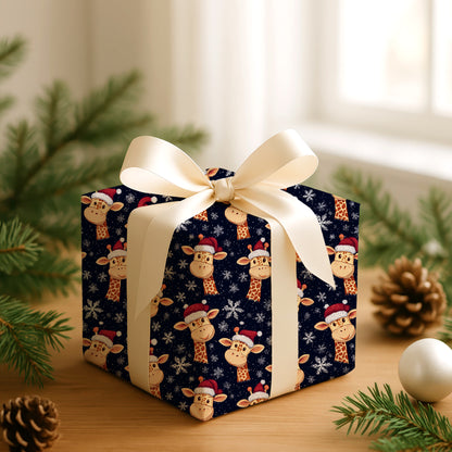 Jolly Giraffes Dance Through Winter