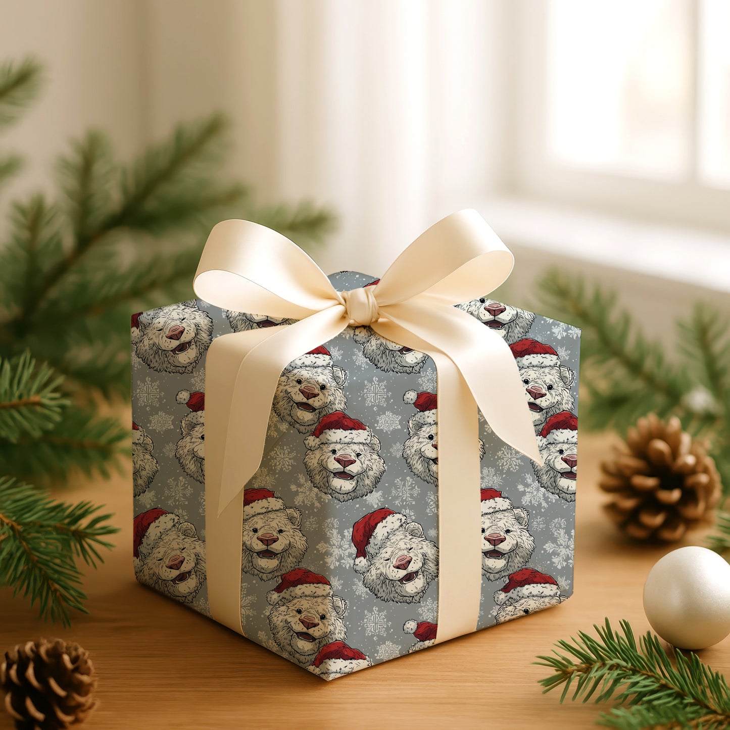 Polar Bears Unwrap Holiday Cheer