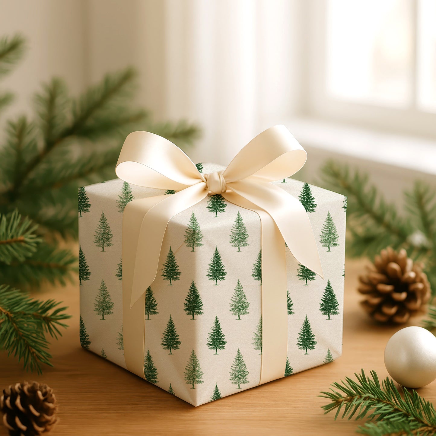 Evergreen Rhythms Across Quiet Paper