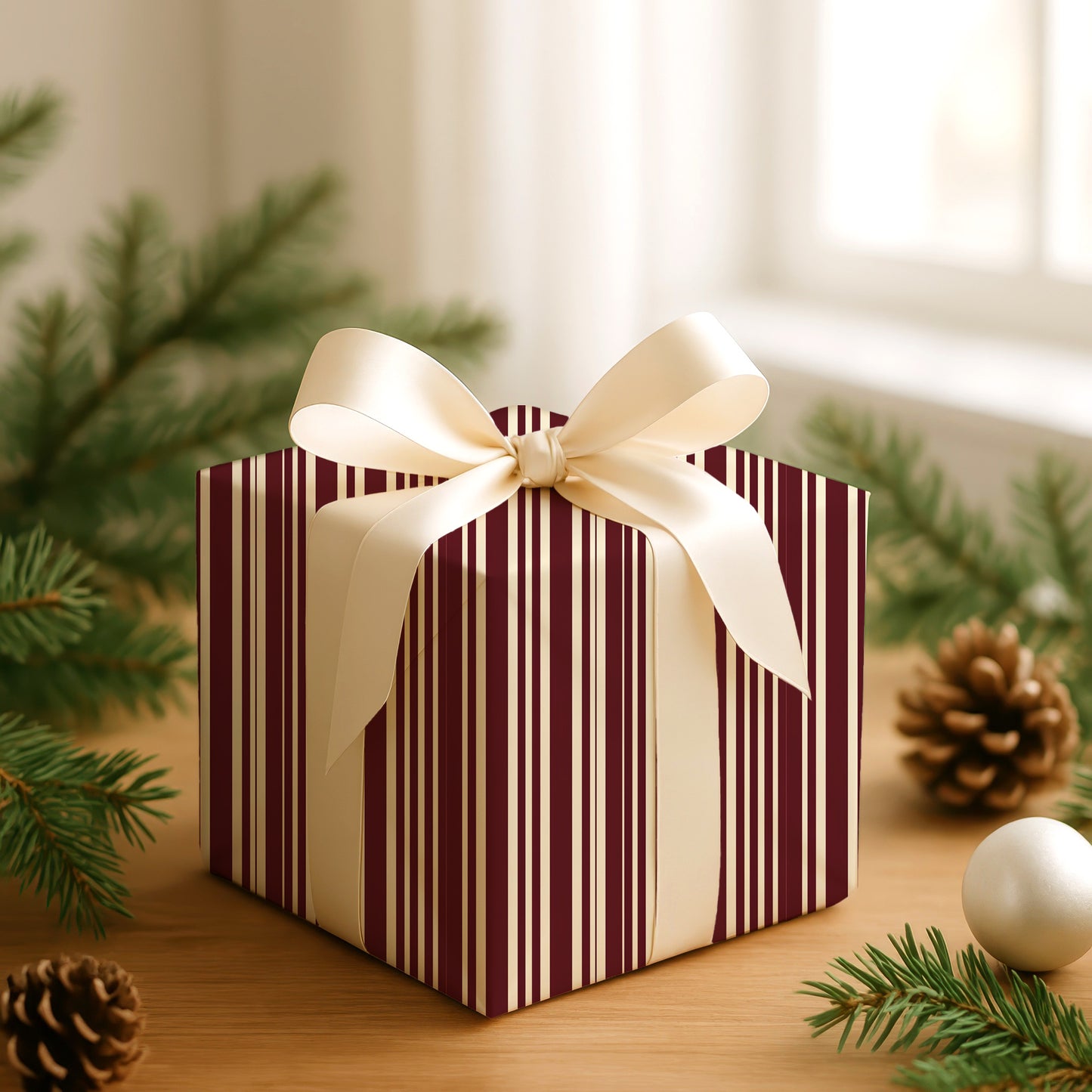 Burgundy Rhythms Slice Through Time