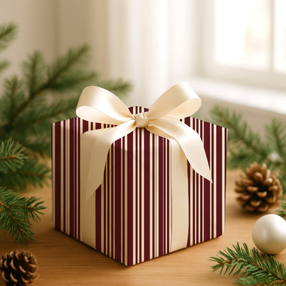 Burgundy Rhythms Slice Through Time