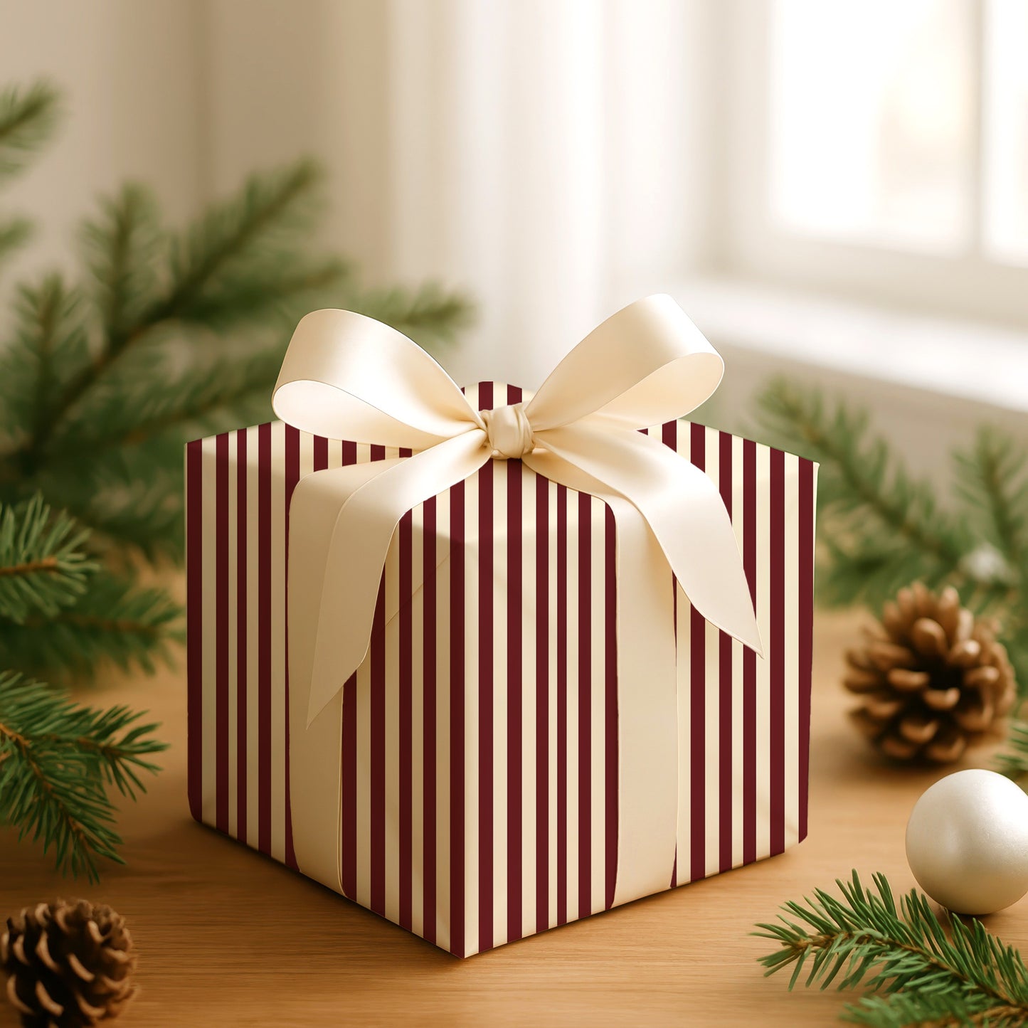 Rhythm Of Burgundy And Cream