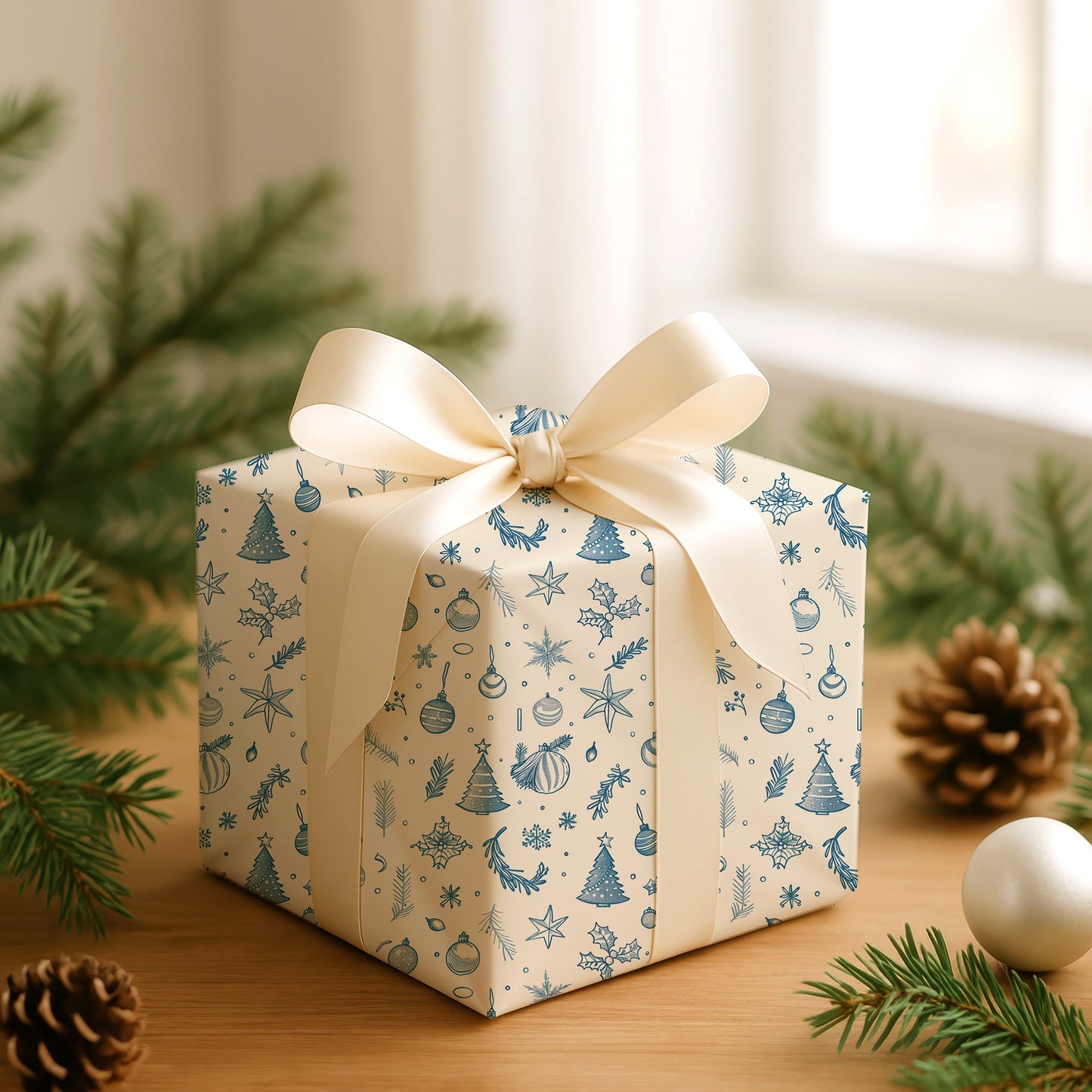 Winter's Delicate Blue Memories