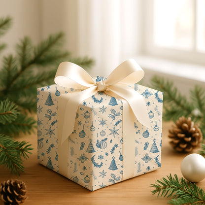 Winter's Delicate Blue Memories