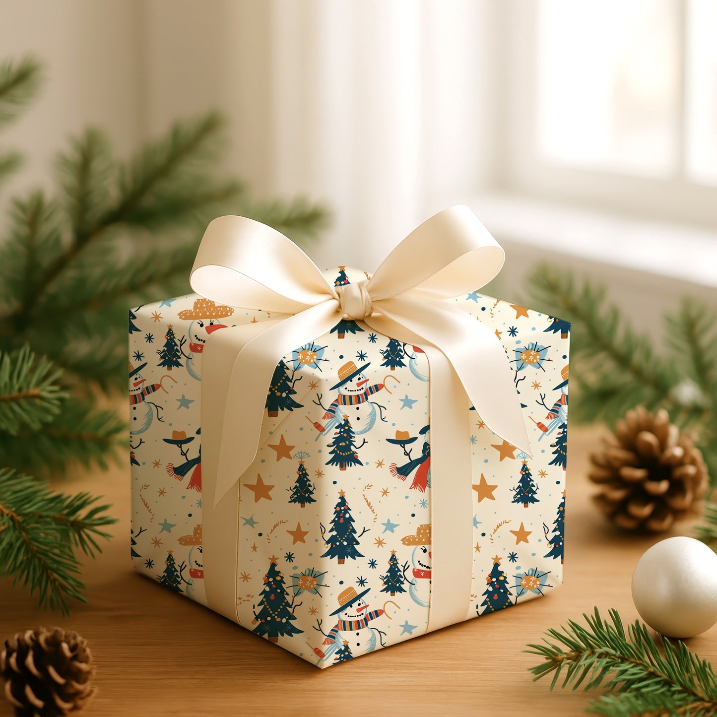 Snowmen Dance Through Winter's Playground