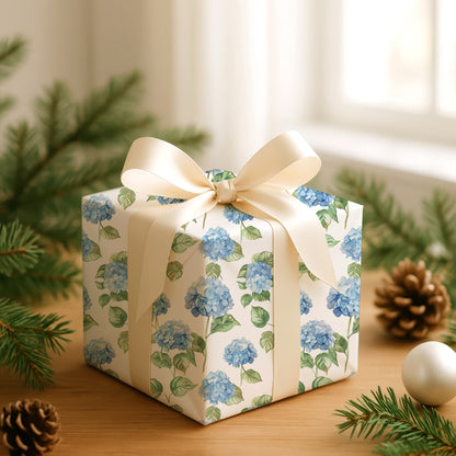 Blue Hydrangeas Dancing Softly