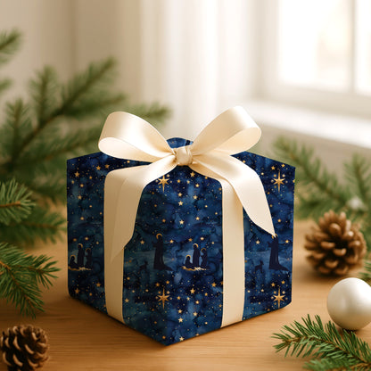Celestial Nativity Paints Midnight Blue