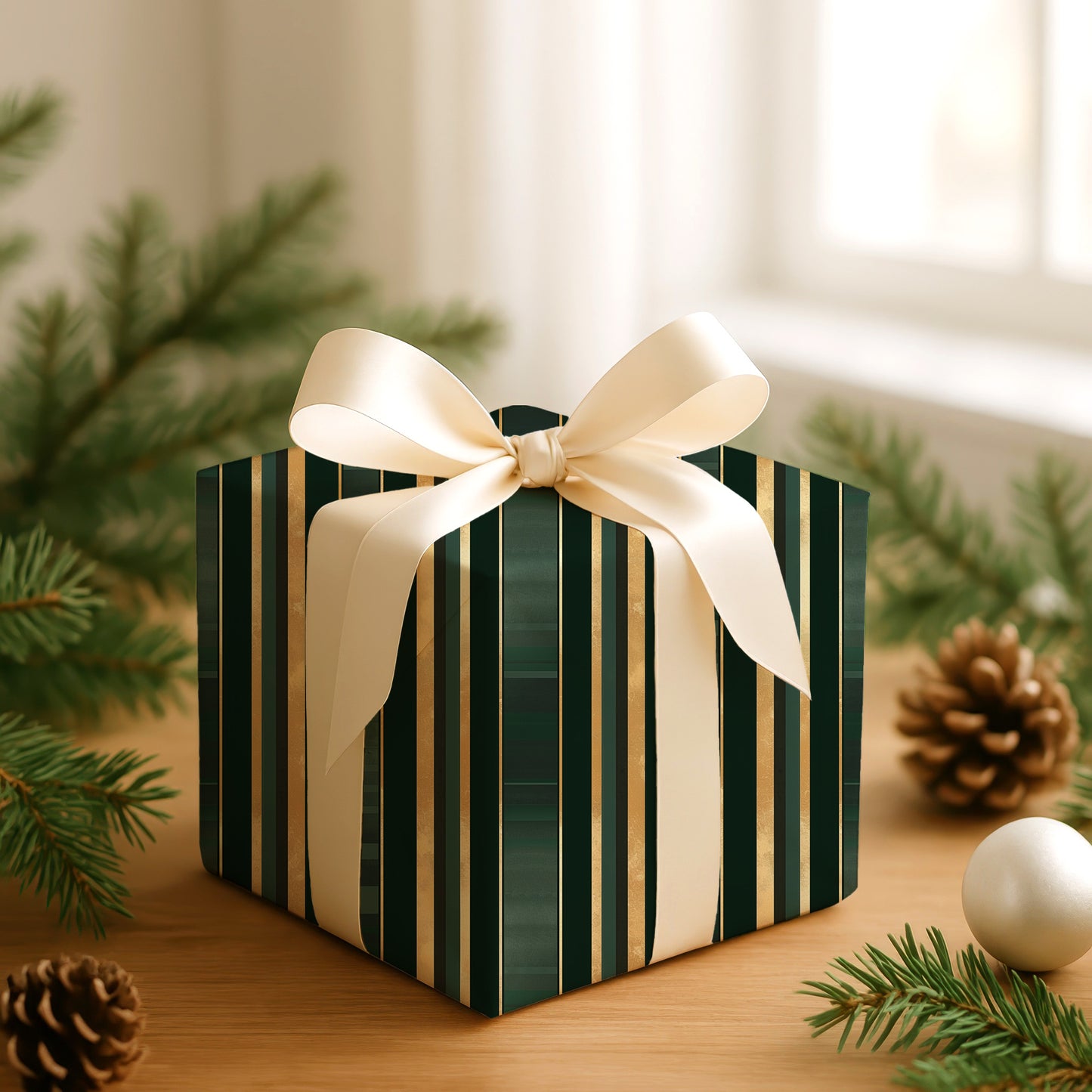 Emerald Streams Between Golden Banks