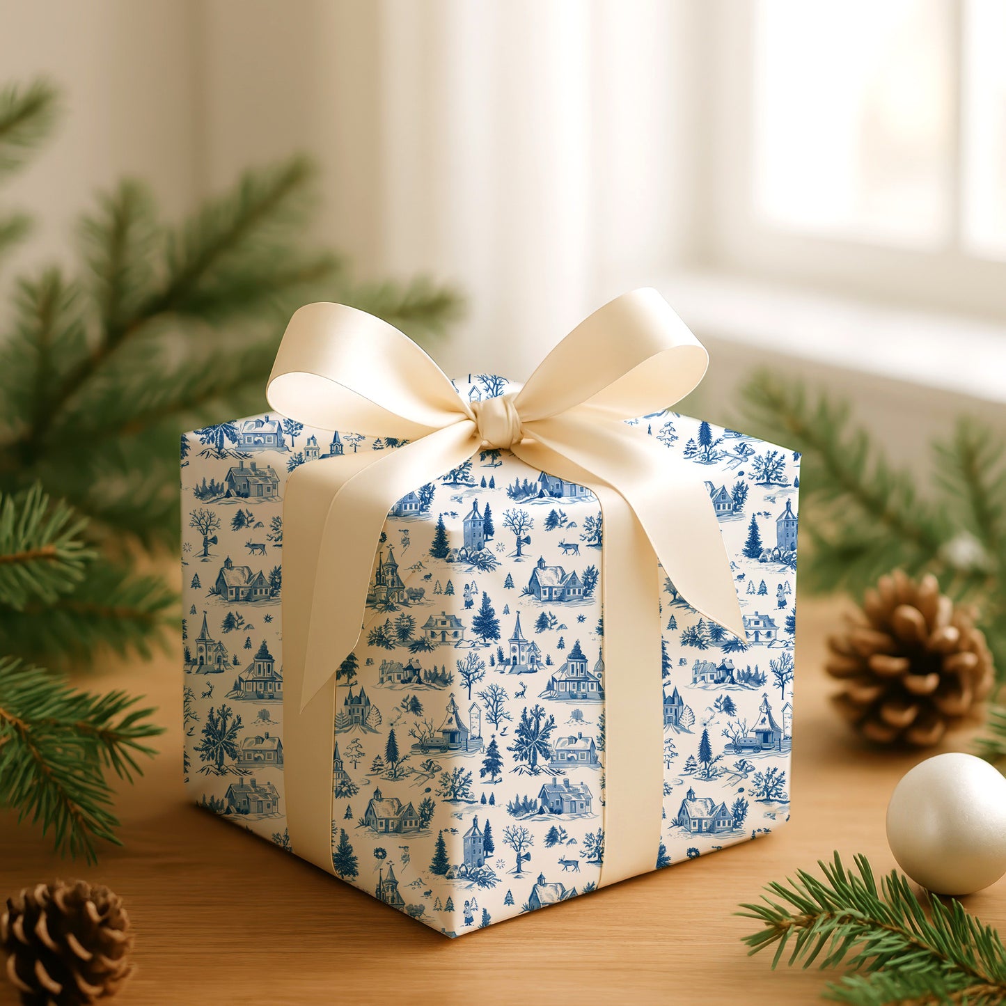 Winter's Blue Porcelain Memories