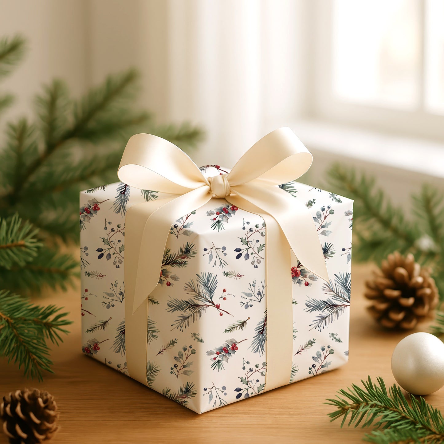 Winter's Delicate Botanical Symphony