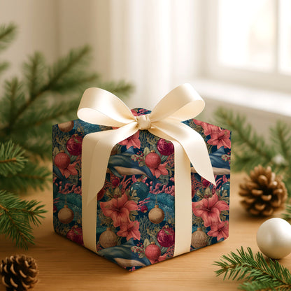 Nautical Ornaments Dance With Hibiscus