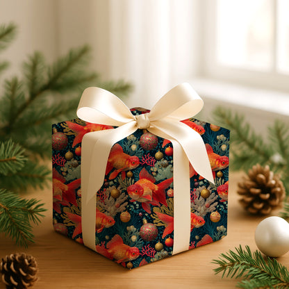 Goldfish Ballet In Festive Depths