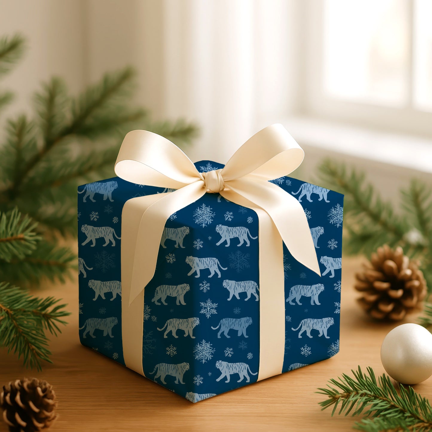 Tigers Dance Through Winter's Realm