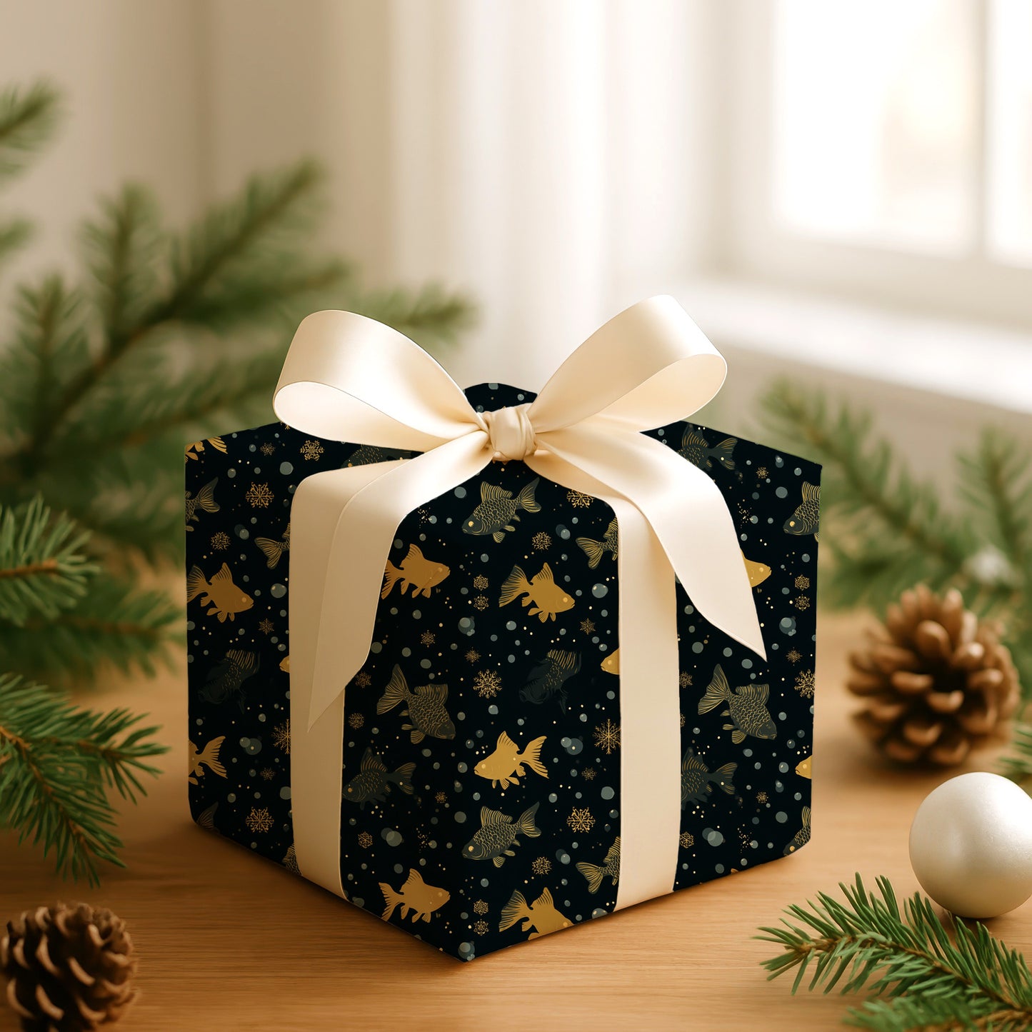 Frozen Fins Dancing Through Midnight