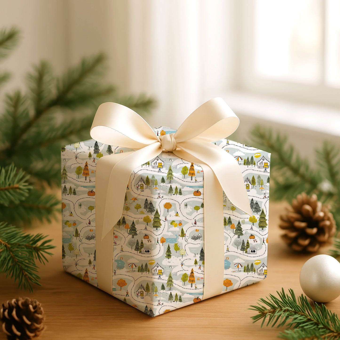 Wandering Paths Through Winter's Playground