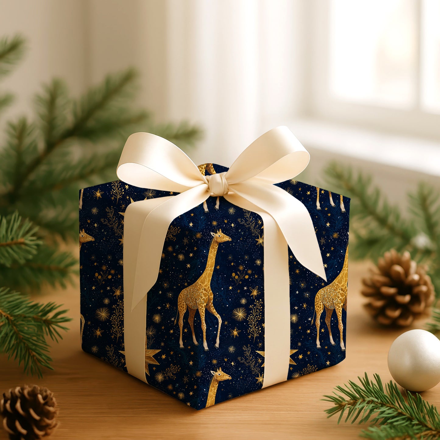 Starlight Wanders Through Giraffe Dreams