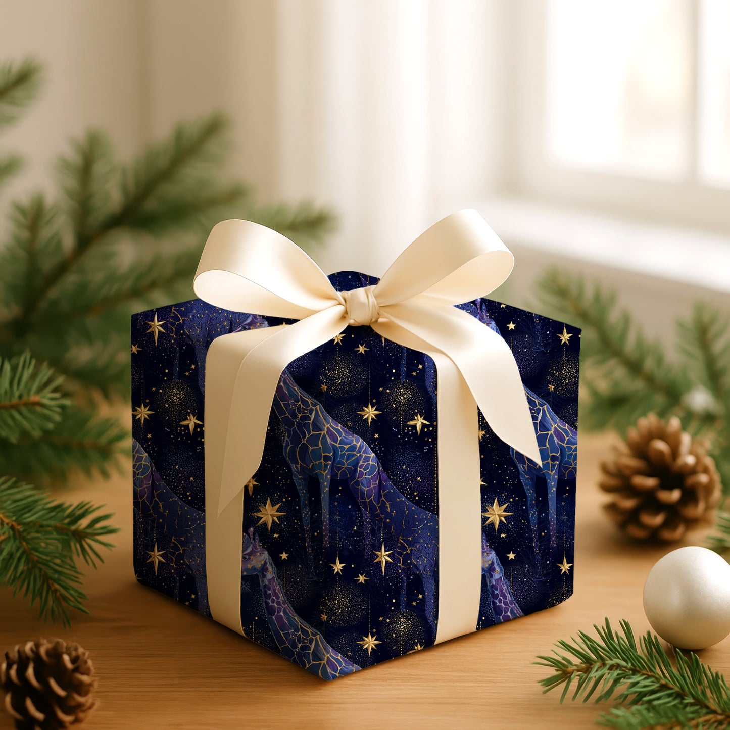 Starlight Traces Celestial Giraffe